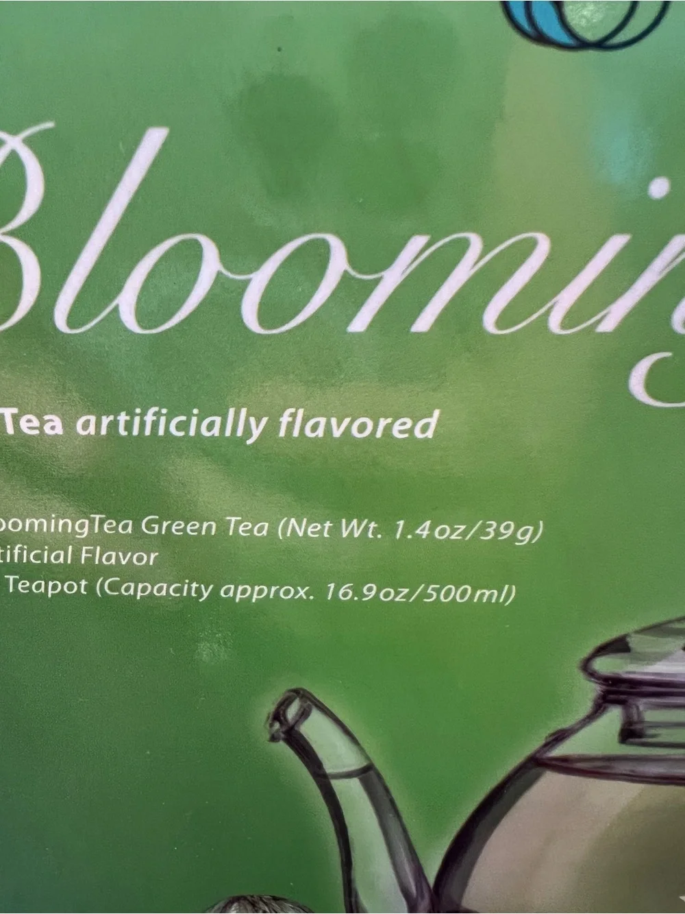 Blooming Tea 1 glass teapot (16.9 oz/500 ml)